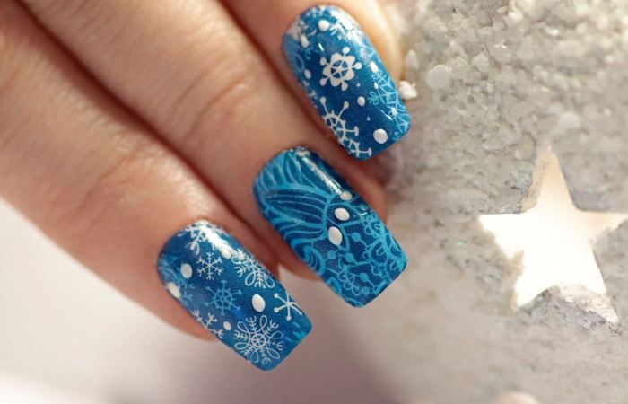 blue nails ideas