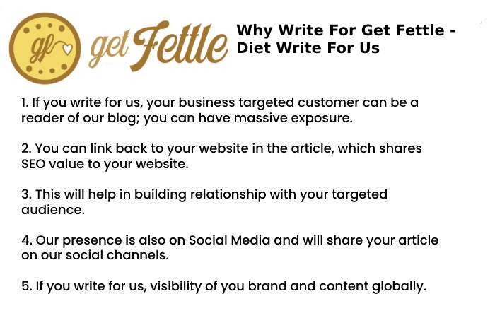 Why Write for Us – Diet Write for Us