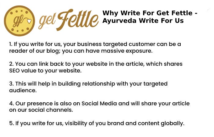 Why Write for Us – Ayurveda Write for Us