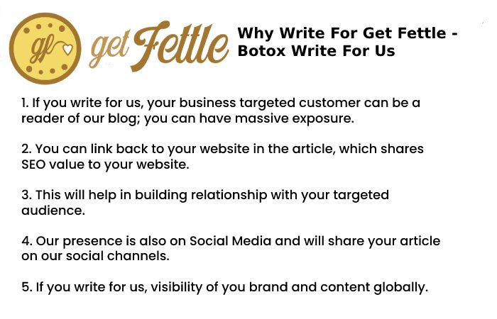 Why Write for Us – Botox Write for Us