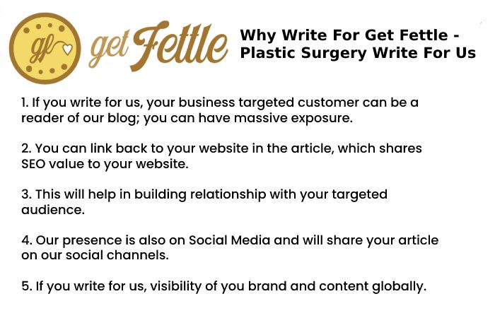 Why Write for Us – Plastic Surgery Write for Us