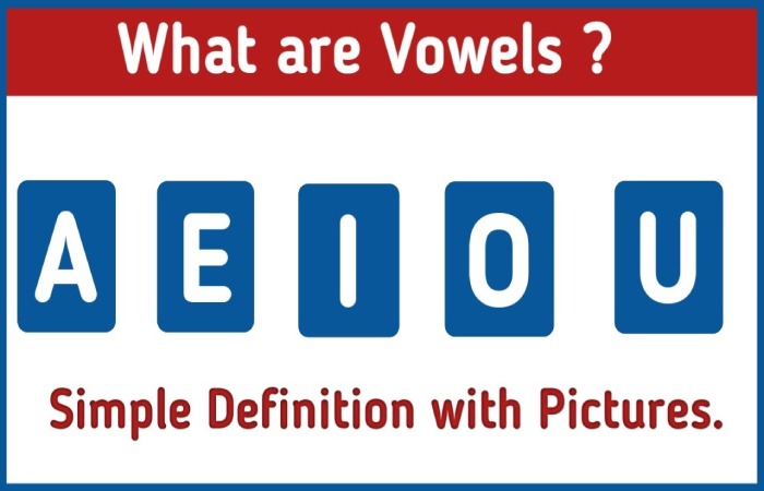 What are vowels?