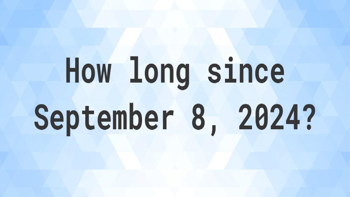 Calculation – How Many Days Until September 8?